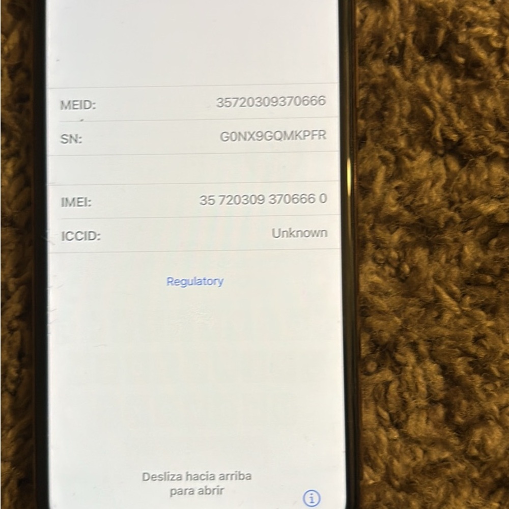 Tmobile Apple IPhone XS 64gb Model A1920